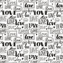 Design Pattern Hearts&Love 30x30 - CREA2301-08