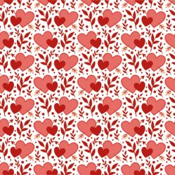 Design Pattern Hearts&Love 30x30 - CREA2301-02
