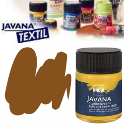 Текстилна боя Javana тъмен текстил 50мл - 59 кафяво