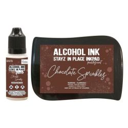 Stayz Alcohol Ink Pad+Reinker - Алкохолно мастило 12 мл. и тампон -Chocolate Sprinkles