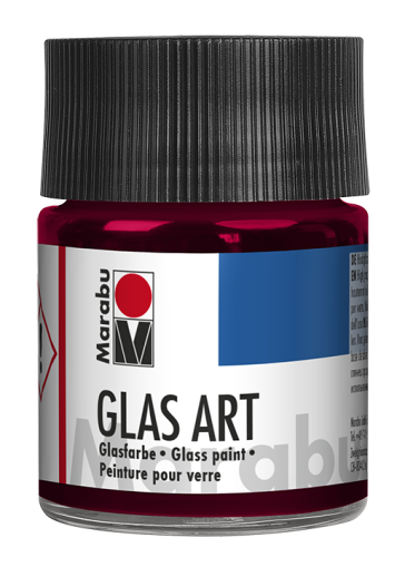 Боя за стъкло Marabu Glas Art 50 мл - кармин 432