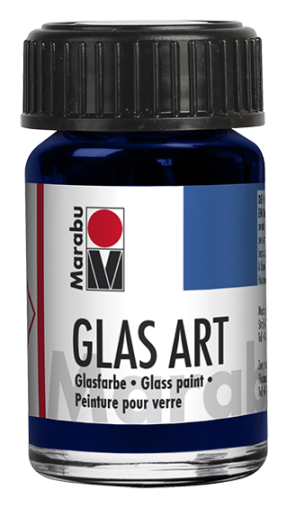 Боя за стъкло Marabu Glas Art 15 мл - парижко синьо 458