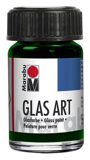 Боя за стъкло Marabu Glas Art 15 мл - светло зелен 463
