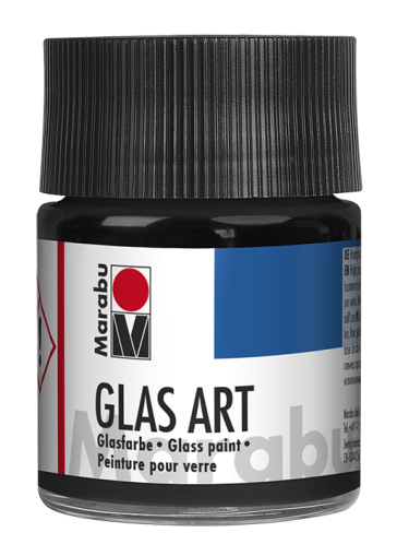 Боя за стъкло Marabu Glas Art 50 мл - черен 473