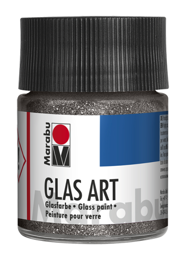 Marabu Glas Art 50 ml - glitter-silver 582 