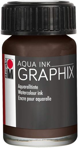 Туш - Aqua Ink Marabu 15 мл - black
