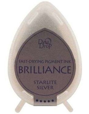 BRILLIANCE пигментни тампони - Starlite Silver BD-093