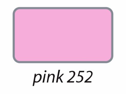 Гладко фолио за апликация върху текстил - 252 розово