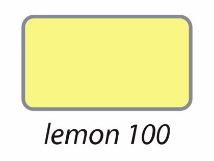 Гладко фолио за апликация върху текстил - 100 лимон