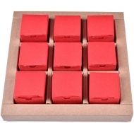 Малки Кутийки за Бонбони -3 x 3 x 3 cm, - Червени