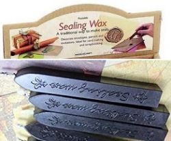 Sealing wax with wick -BLU