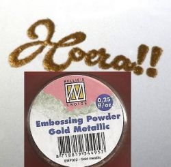 EMBOSSING POWDER 25ml - gold metallic