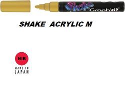 SHAKE ACRYLIC MARKER gold  4 mm