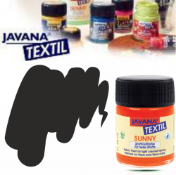 Fabric paint Javana dark textil 50ml - black