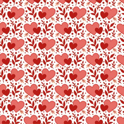 Лист дизайнерска хартия Pattern Hearts&Love 30x30 - CREA2303-02