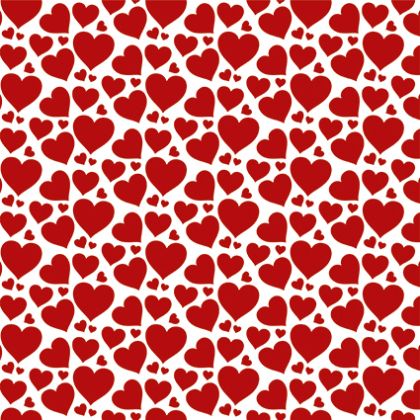 Лист дизайнерска хартия Pattern Hearts&Love 30x30 - CREA2303-01