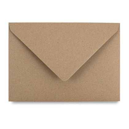 Kraft Paper Envelopes: C6: 114 x 162 mm: Ribbed