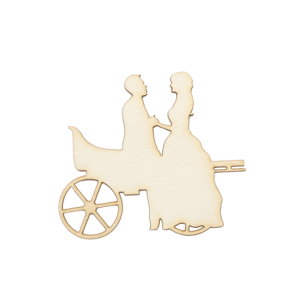 Honeymooners on a wagon