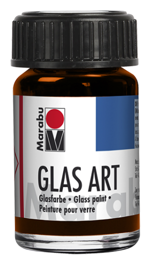 Боя за стъкло Marabu Glas Art 15 мл - жълт оранж 422