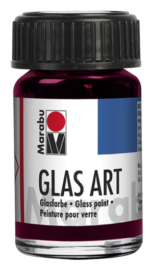 Боя за стъкло Marabu Glas Art 15 мл - бордо 434