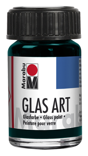 Боя за стъкло Marabu Glas Art 15 мл - тюркоаз 498