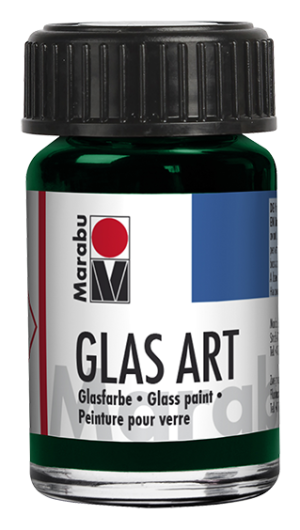 Боя за стъкло Marabu Glas Art 15 мл - тъмно зелен 407