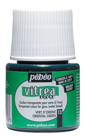 Paint for glass Vitrea 160 - 50 ml - Oriental green 13