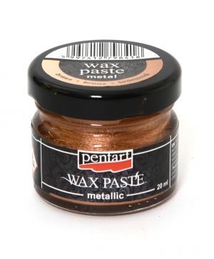 Wax paste metallic 20ml - brass 4428
