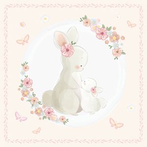 Design Paper Cute Little Bunny 30x30 - CREA2001-04