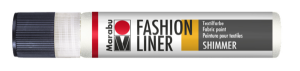 Контур за текстил Fashion Liner Мarabu - 572 перлен  брокат