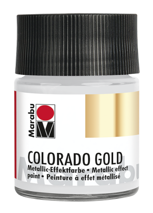 Marabu COLORADO GOLD Metallic effect paint, 50 ml - SILVER 782