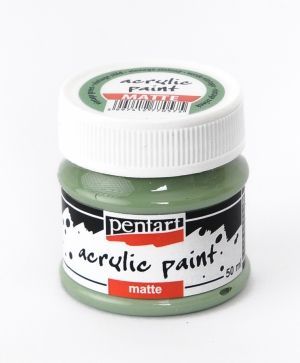 Acrylic paint matte 50 ml - vintage green  P20989