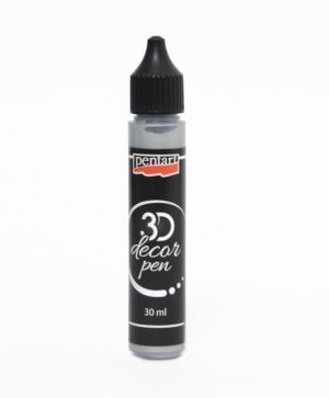 3D Decor Pen 30 ml - silver 33852