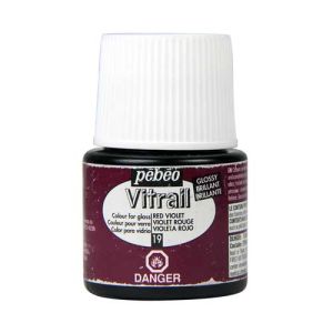 Боя за стъкло Vitrail 45 мл - 19 червен виолет