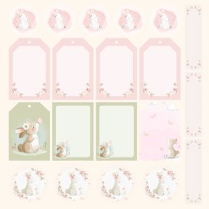 Design Paper Cute Little Bunny 30x30 - CREA2001-18