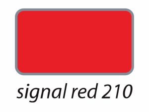 Гладко фолио за апликация върху текстил - 210 сигнално червено