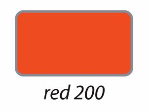 Гладко фолио за апликация върху текстил - 200 червено