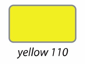 Гладко фолио за апликация върху текстил - 110 жълто