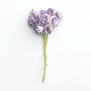 Хартиени цветя, 10 бр. - Lilac gypsophila GST-235