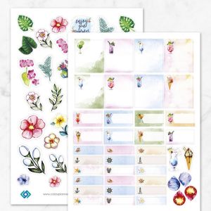 Planner Stickers Summer Vibes