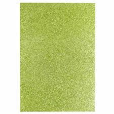  Glitter Paper light green  foam  : 1 mm  А4