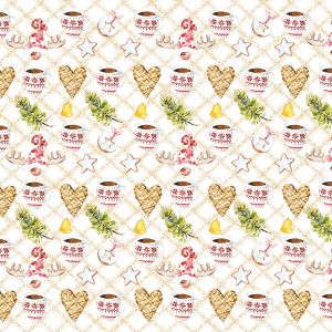 Design Paper Christmas Gnomes 30x30 - CREA2004-14