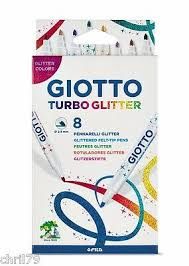 Флумастери Turbo glitter GIOTTO 12 ЦВ. 425800