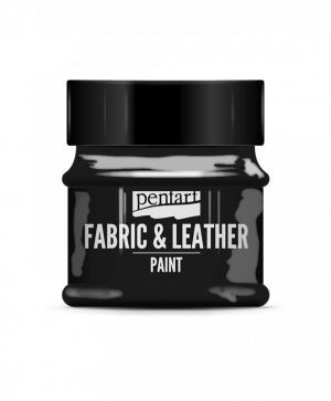 Fabric and leather paint 50ml - black