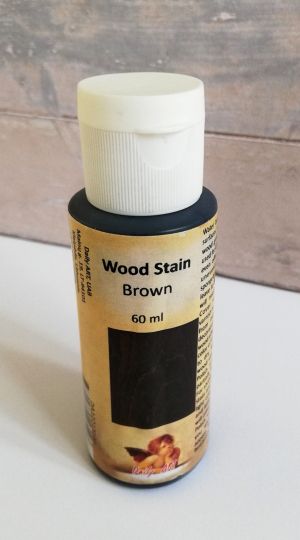 Wood stain 60 ml - brown