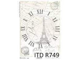 Decoupage Rice Paper A4 -   ITD-R749