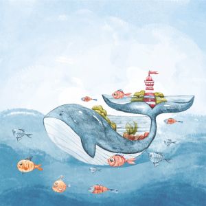 Design Paper Ocean Stories 30x30 - CREA2102-16