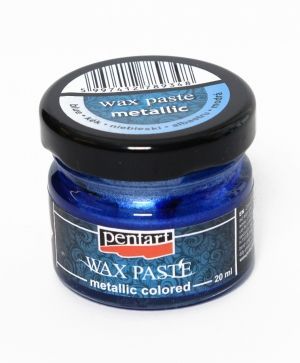 Wax paste - metallic 20ml - blue 26683