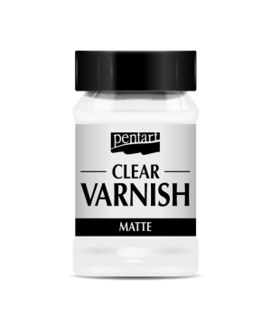 Clear varnish solvent-based 100 ml - matte 