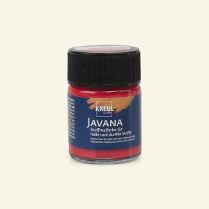 Fabric paint Javana dark textil 50ml - carmin 